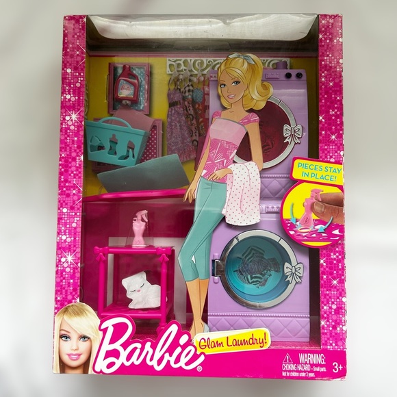 Vintage New Barbie Glam Laundry - Picture 1 of 9